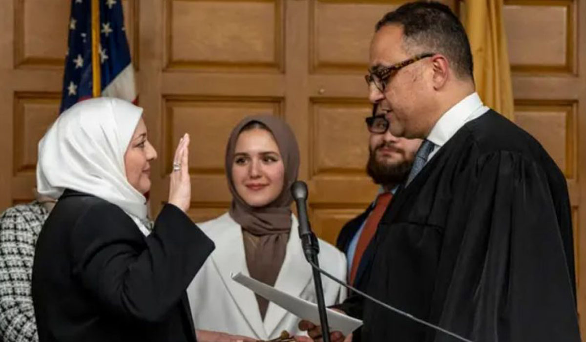 First hijab-wearing judge takes oath to join bench at US Court in New Jersey